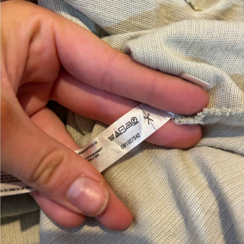 Free People Beach Havana Tee Dress Flowy Slouchy Maxi Ruffle Size Medium - Picture 5 of 5